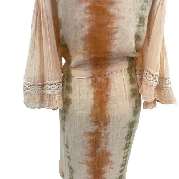 Jen's Pirate Booty Scarlet‎ Kimono Desert Sun Astral Tie Dye Size Medium / Large - Picture 11 of 16